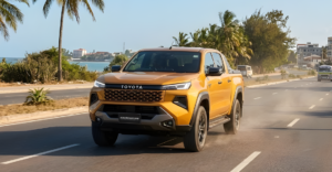 Hilux Travo on Kenya Road